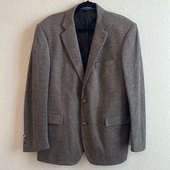 1818 Regent Brooks Brothers Brown Wool Jacket 42L